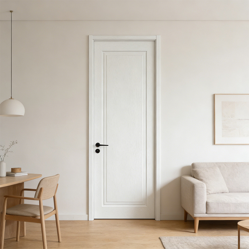 GP-01 Modern Solid Wood Composite Painted Interior Door