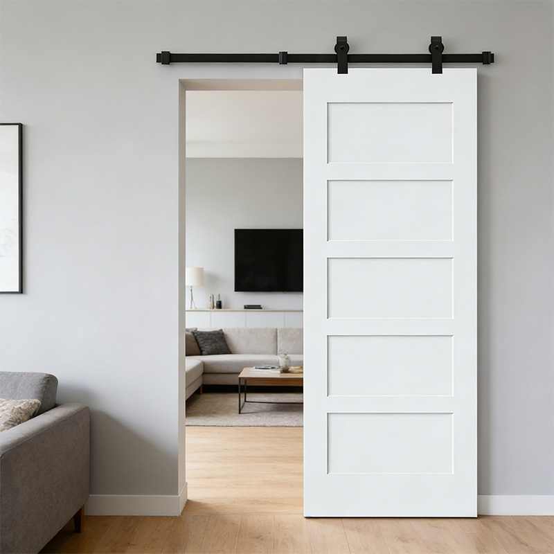 GS-05/05B 5 Panel-Style Waterproof Interior Sliding Barn Door