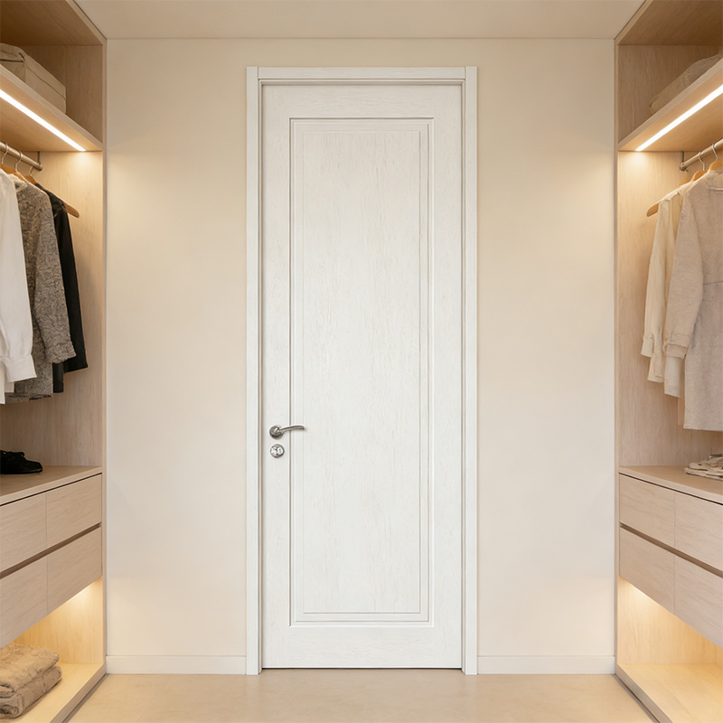 GY-P046 PVC Plastic MDF Laminated Internal Room Door