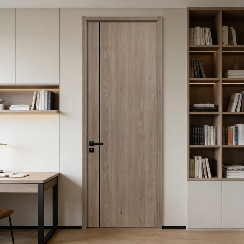 GL-03 Waterproof HPL Finish Wood Interior Bedroom Door