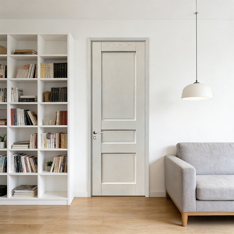 GP-012 Beige Luxury 3-Panel European Painting Door