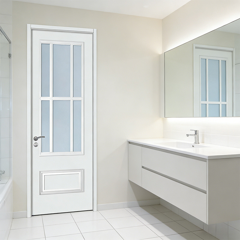 GM-05 Home Frosted Glass Interior Panel Moulding Door