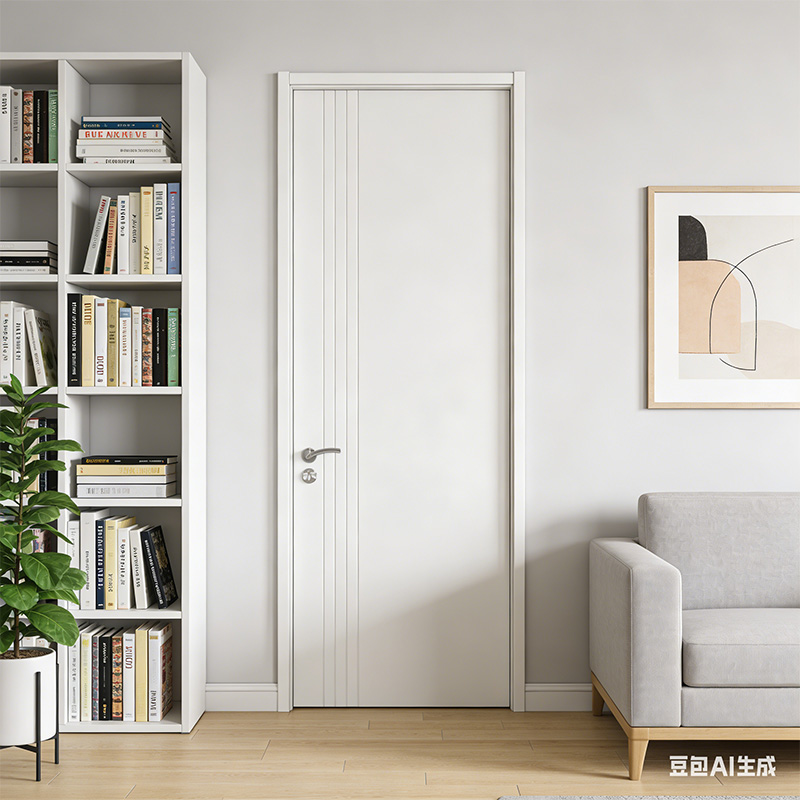 GH-03 Smooth Texture Hollow Core MDF White Primed Door