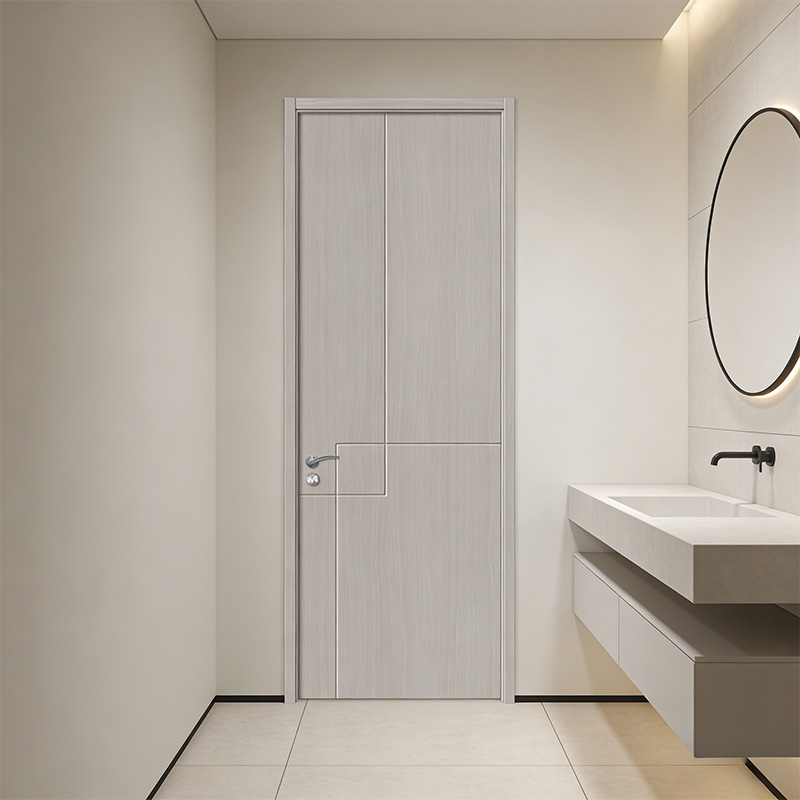 GY-P076 Bedroom Waterproof Moisture-Proof  PVC MDF Door