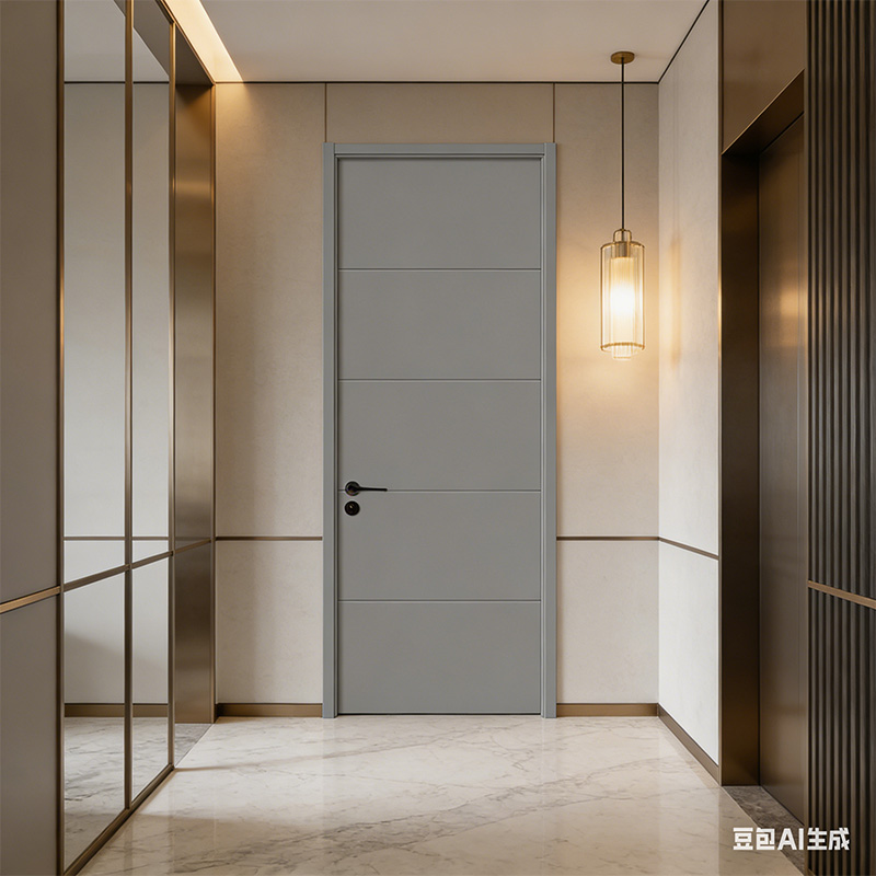 GP-08 Modern Simple Painted Door Bedroom Door