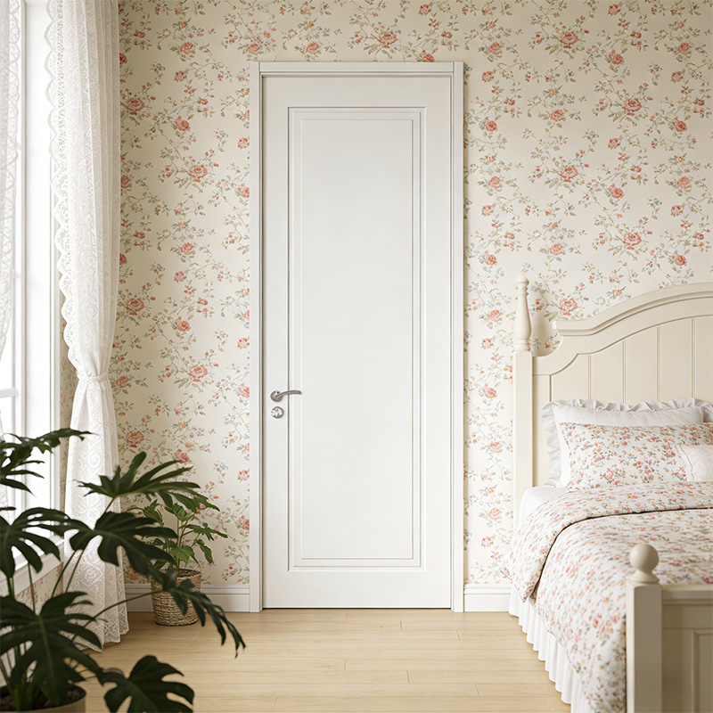 GY-P046 PVC Plastic MDF Laminated Internal Room Door