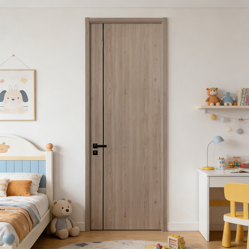 GL-03 Waterproof HPL Finish Wood Interior Bedroom Door