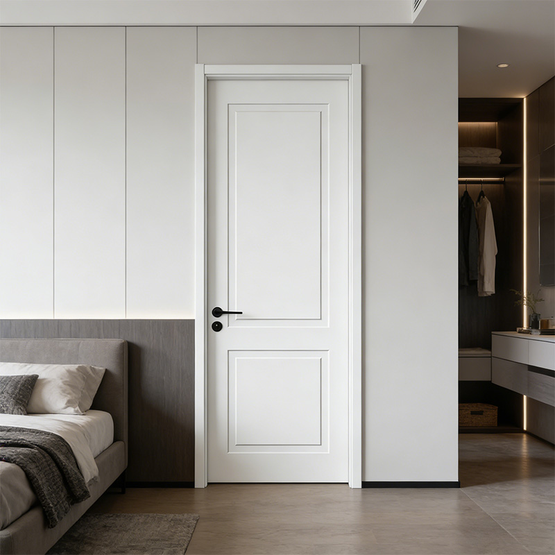 GP-04 Minimalism American Style Solid Wood Painted Door