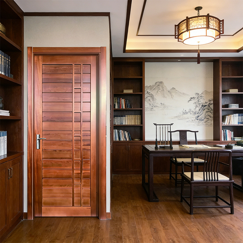 GPS-01 Natural Style Solid Wood Sliding Interior Barn Door