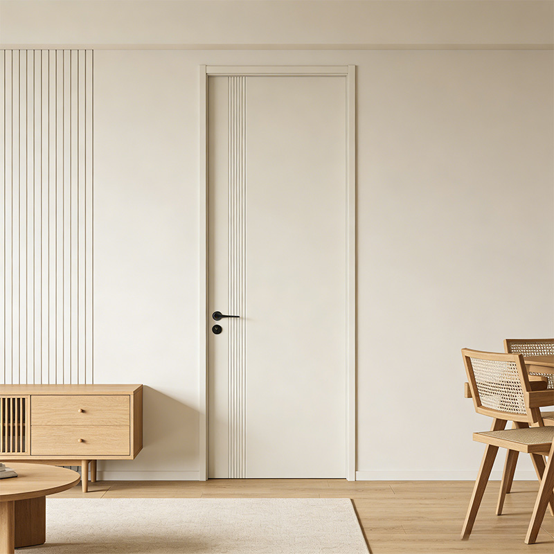 GP-07 Artistic Interior Decoration Painting Wood Door