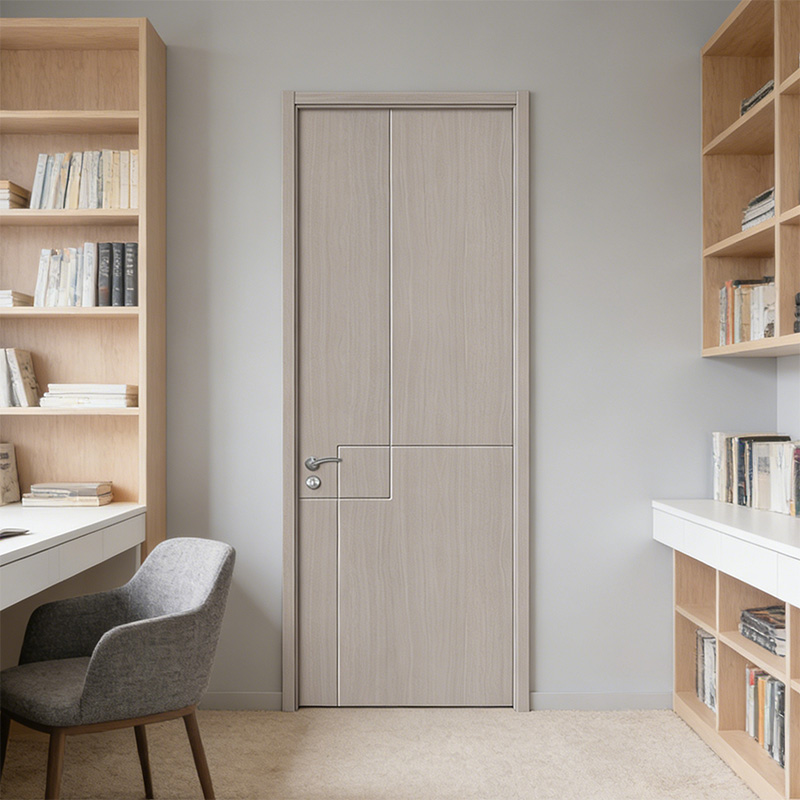 GY-P076 Bedroom Waterproof Moisture-Proof  PVC MDF Door