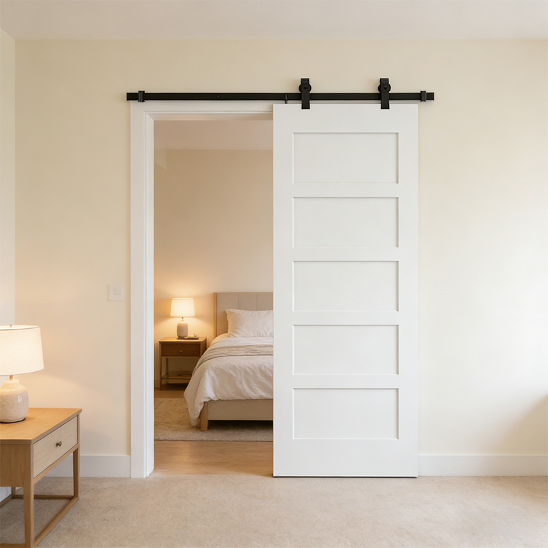 GS-05/05B 5 Panel-Style Waterproof Interior Sliding Barn Door