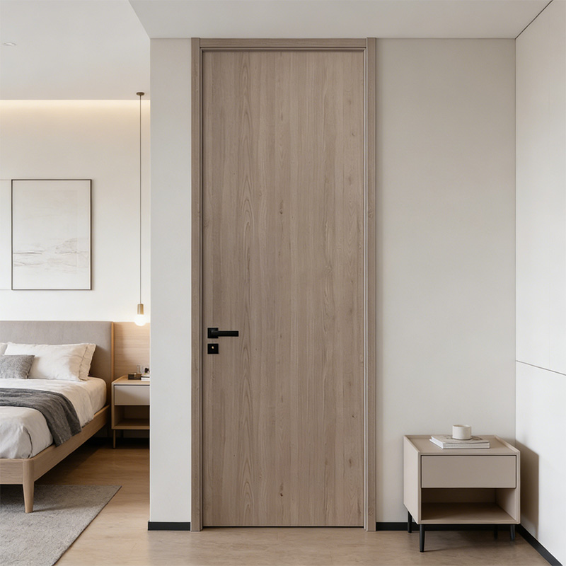 GL-03 Waterproof HPL Finish Wood Interior Bedroom Door