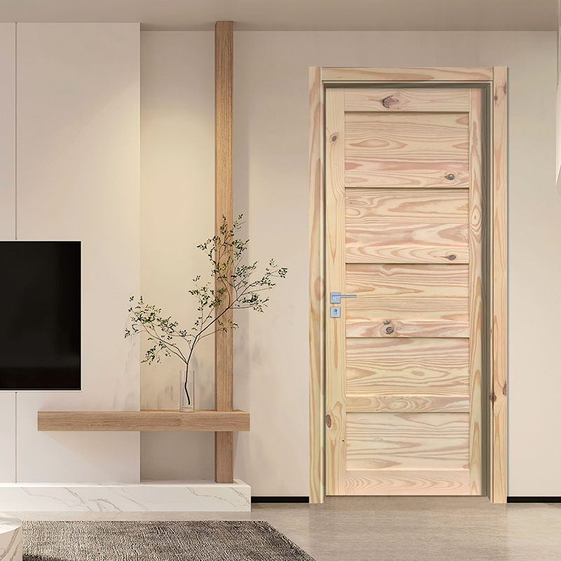 GY-PW05 Environmental Traditional Solid Wood Room Door