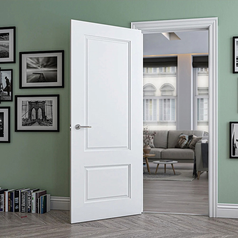 GM-01 Modern 2 Panel Interior Molded Bedroom Door