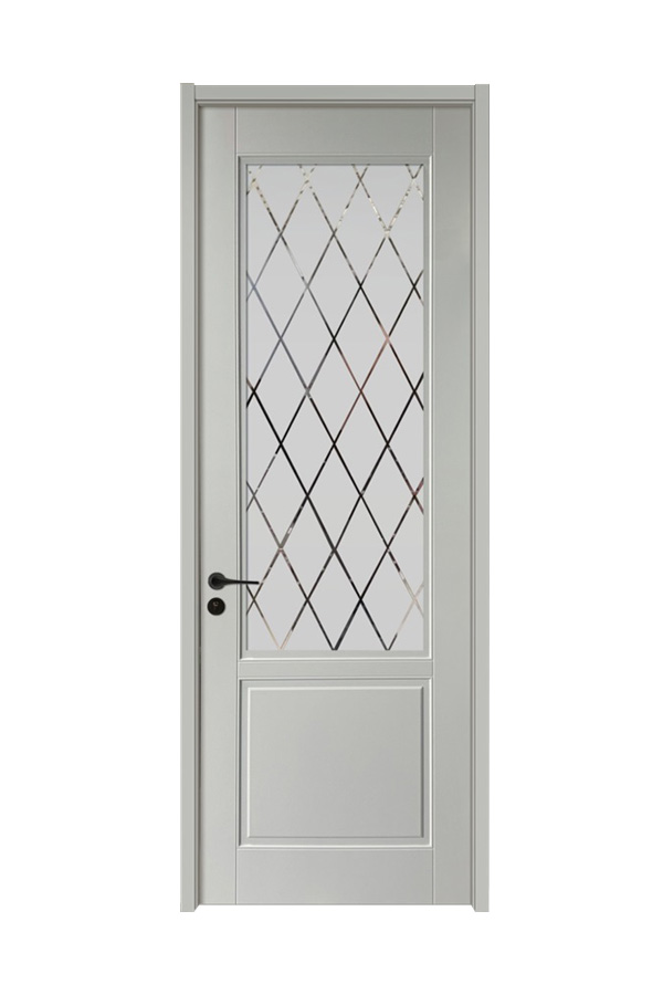 GP-03/03B Light Luxury Style Simple Glass Single Door